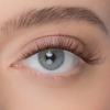 Ojos azules y pestañas de fantasía